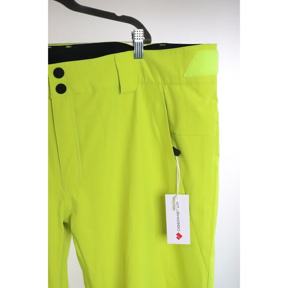 Obermeyer Mens Plus Force Pants Snow Ski Boarding Spark Yellow 2XL NWT MSRP $229 - Picture 8 of 9